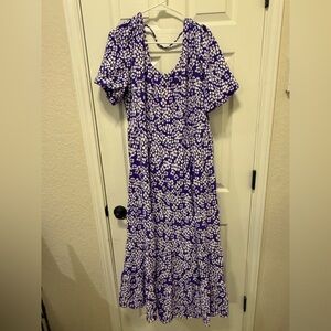 Floral Purple Dress